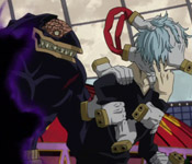 villains attack the hero students